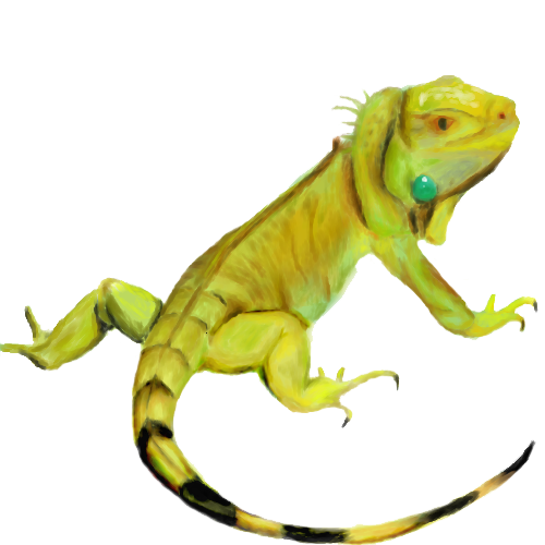 Iguana Png Hd (white, black)