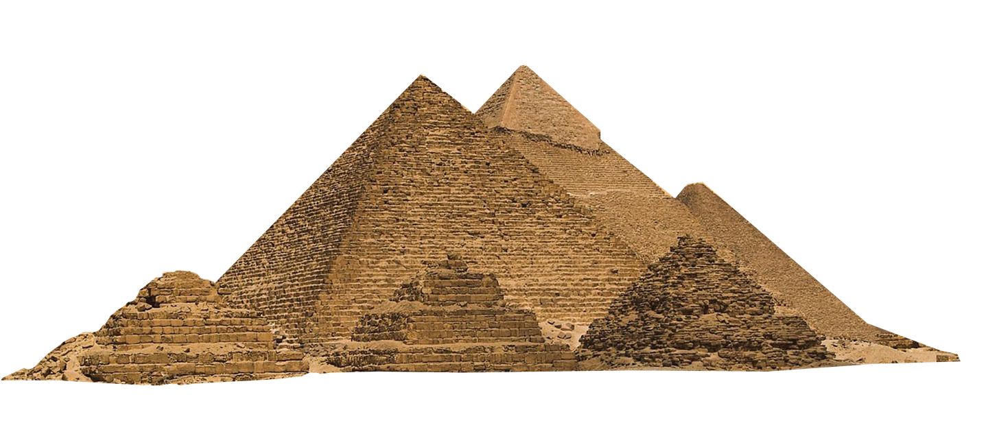 Egypt Pyramid Png Clipart (black, olive, gray, chocolate)