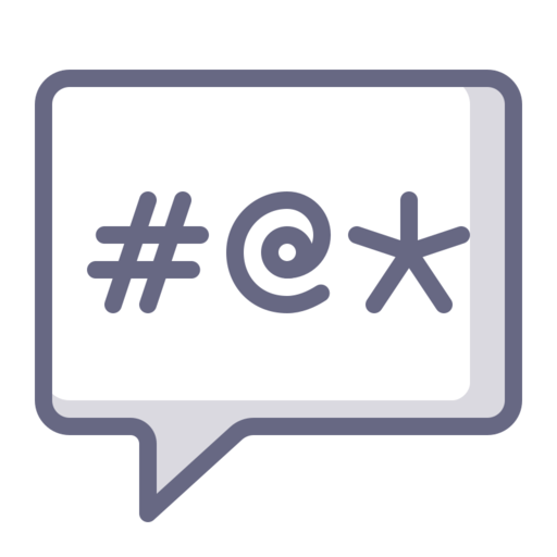 Cha Rect Swear Free Png Icon Download (white, lavender, black, gray)