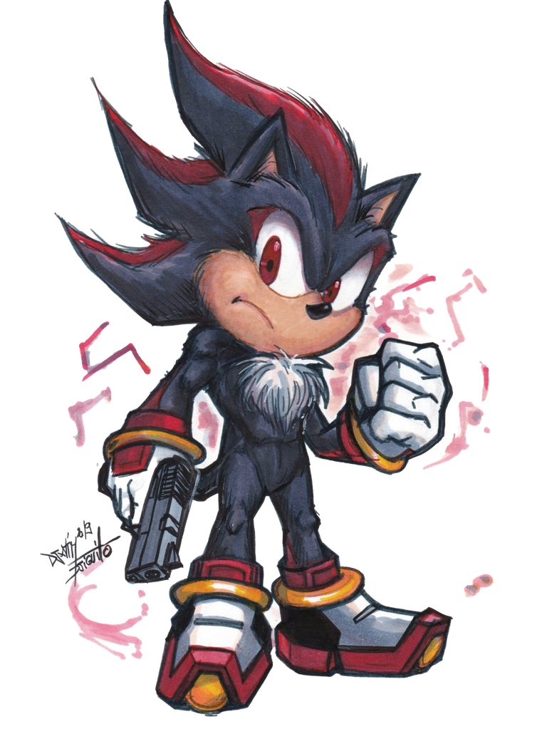 Shadow The Hedgehog Png Free Download (black, indigo, white)