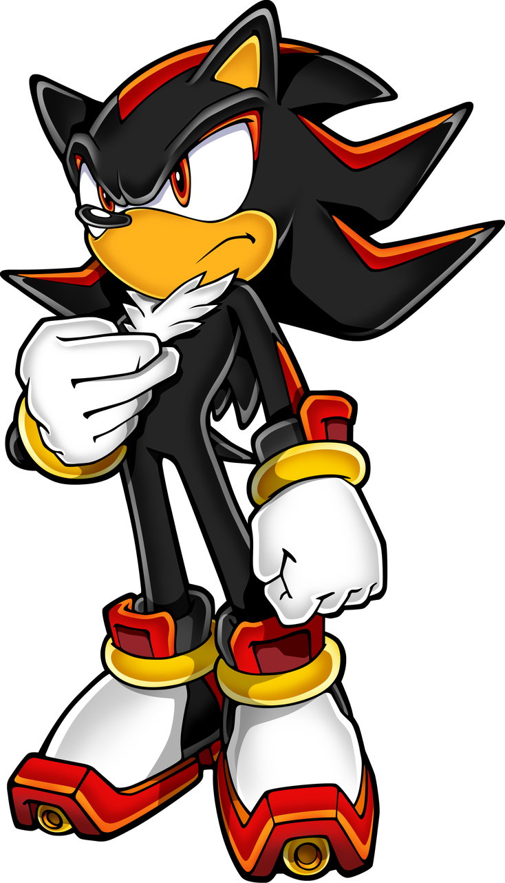 Shadow The Hedgehog Png Hd (black, orange, white)