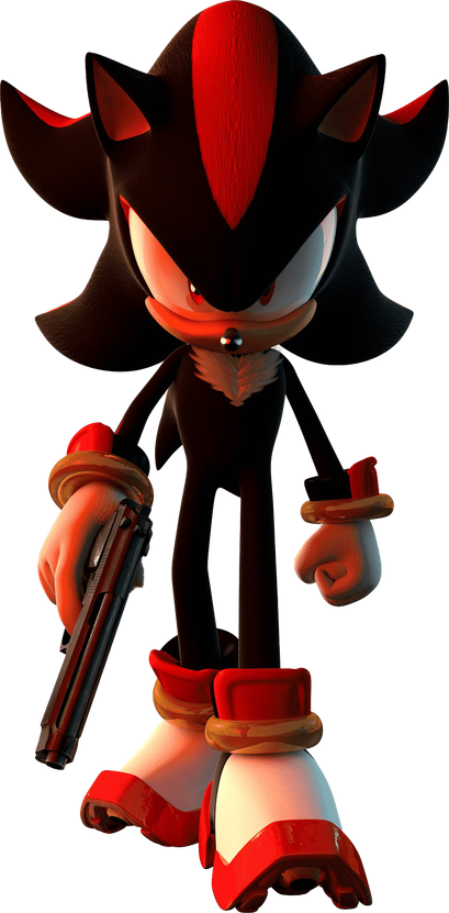 Shadow The Hedgehog Png Transparent Picture (black)