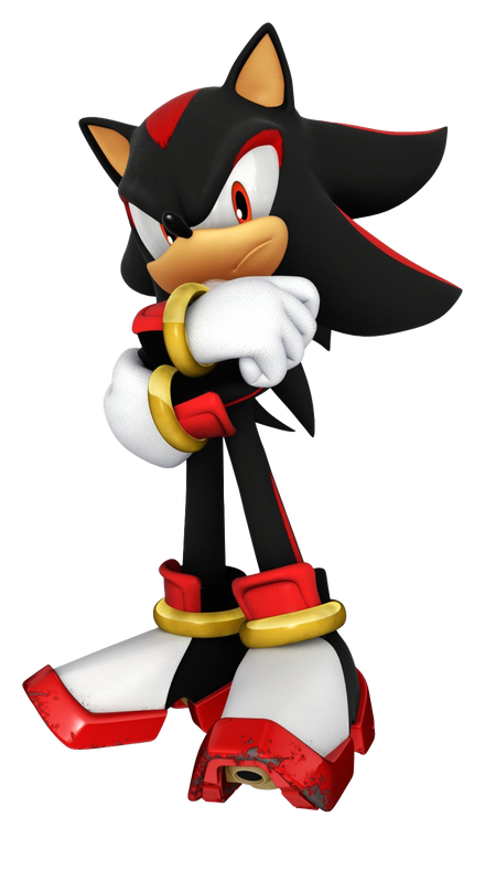 Shadow The Hedgehog Sonic Png File (black)