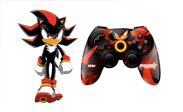 Shadow The Hedgehog Transparent Background (black, lavender, white)