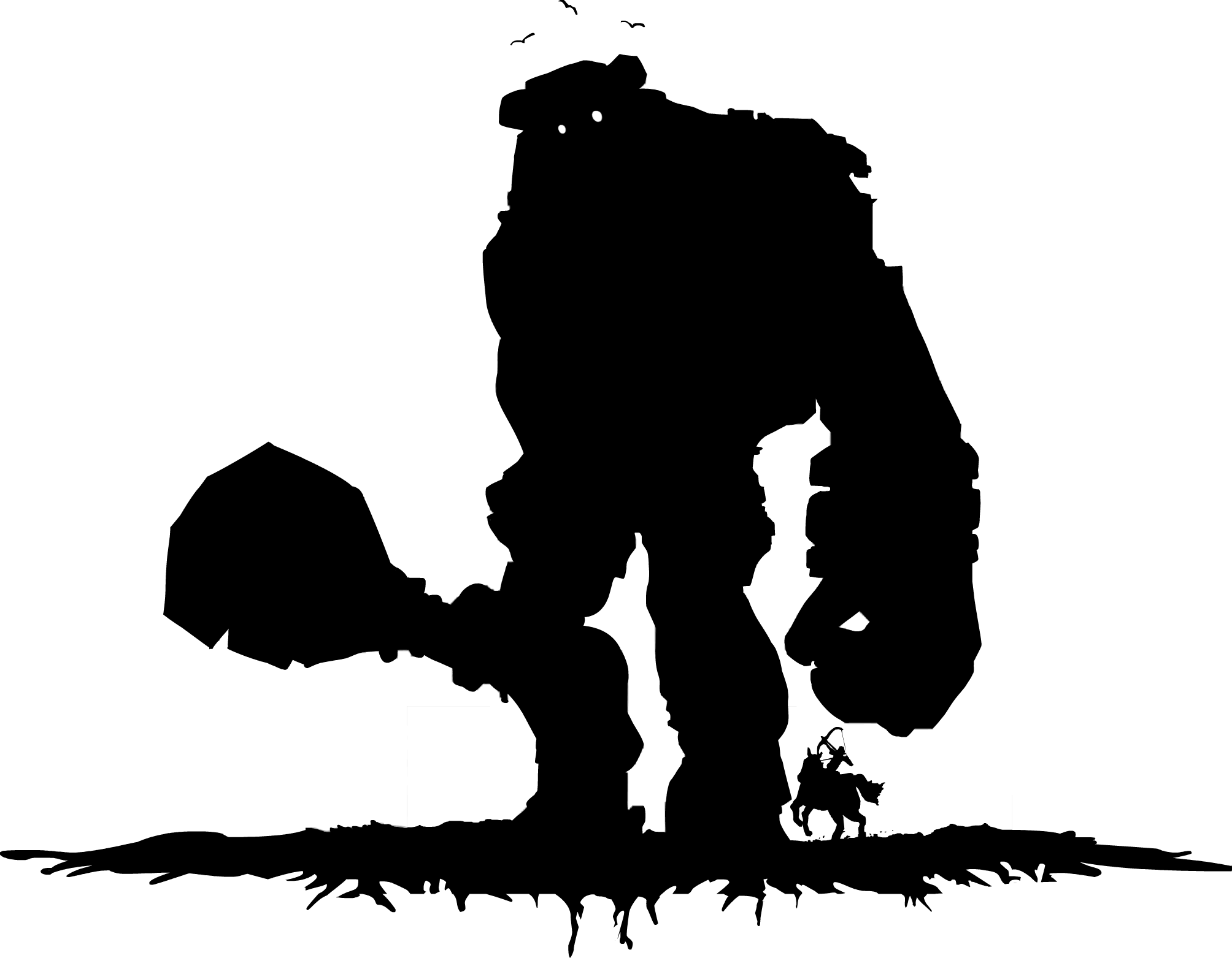 Shadow Of The Colossus Png Picture (black)