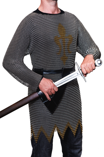 Chainmail Hauberk Armor Png Clipart (black, indigo)