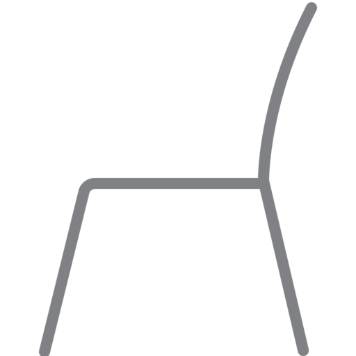 Chair2 Free Png Icon Download (black, indigo, gray)