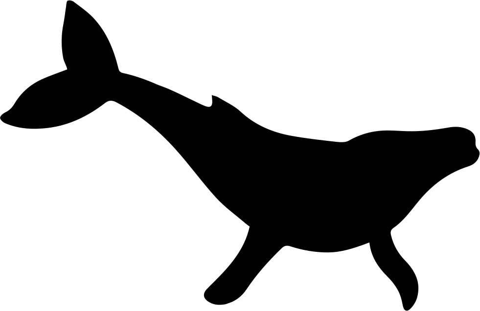 Whale Png Hd Isolated (black, white)