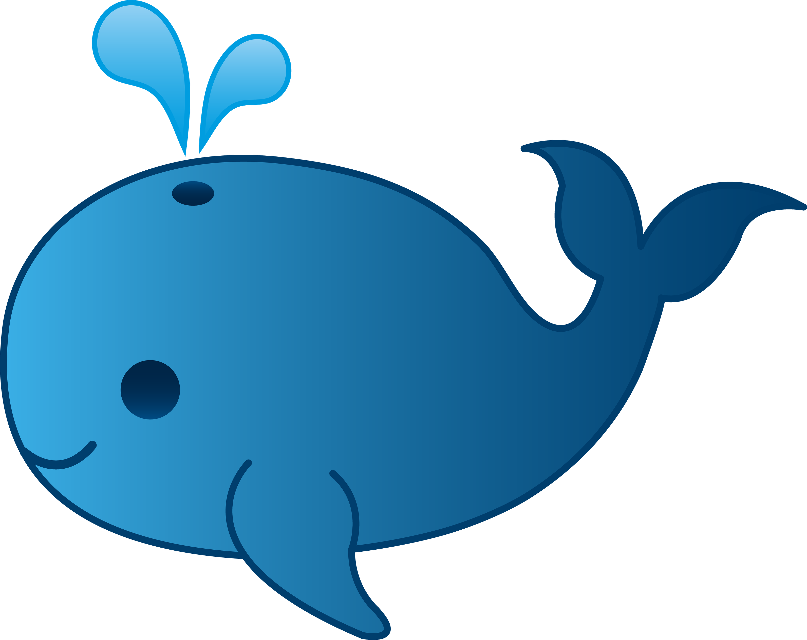 Whale Png Isolated Pic (teal, black)