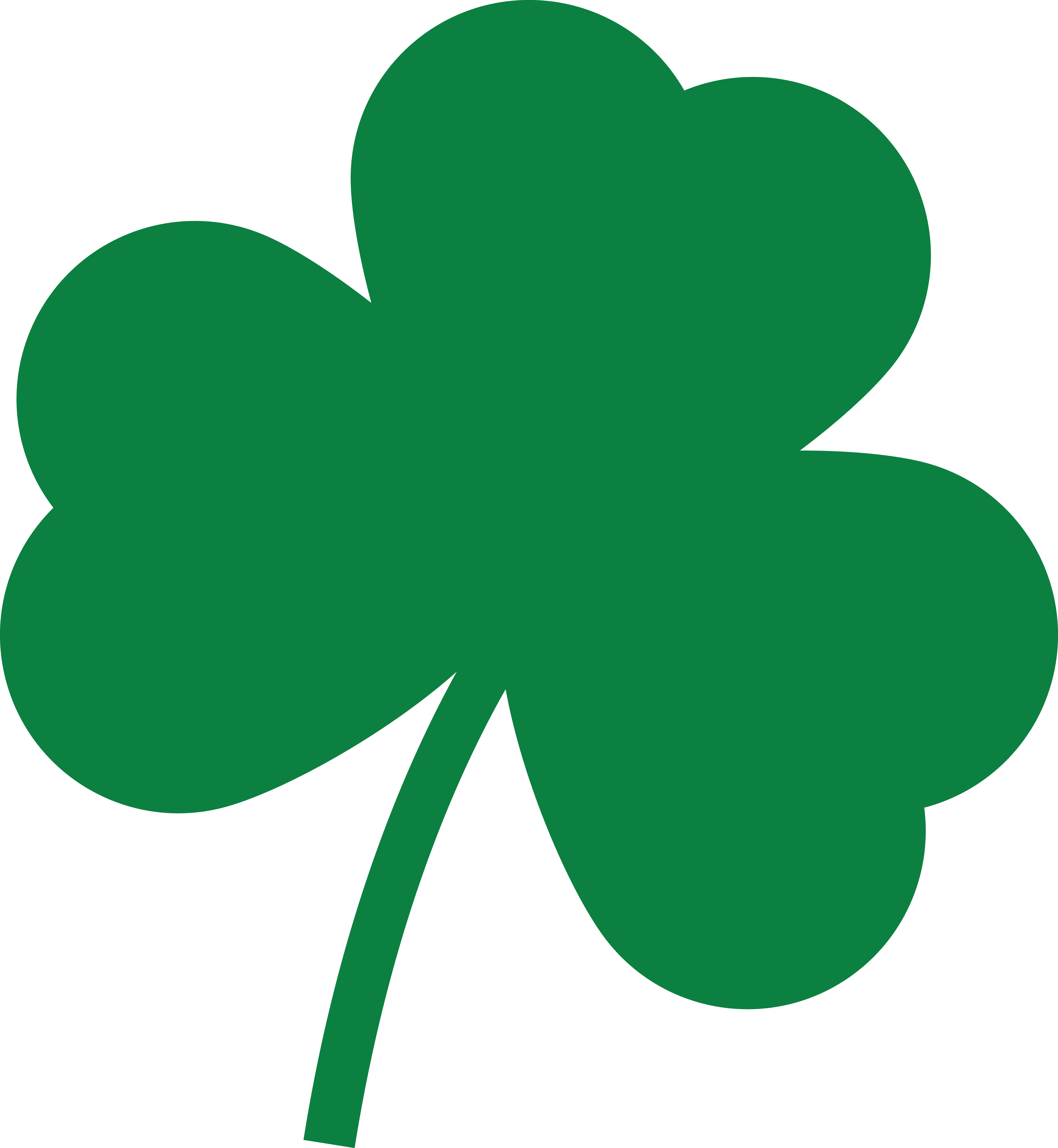 Shamrock Download Png Image (black, green, teal)