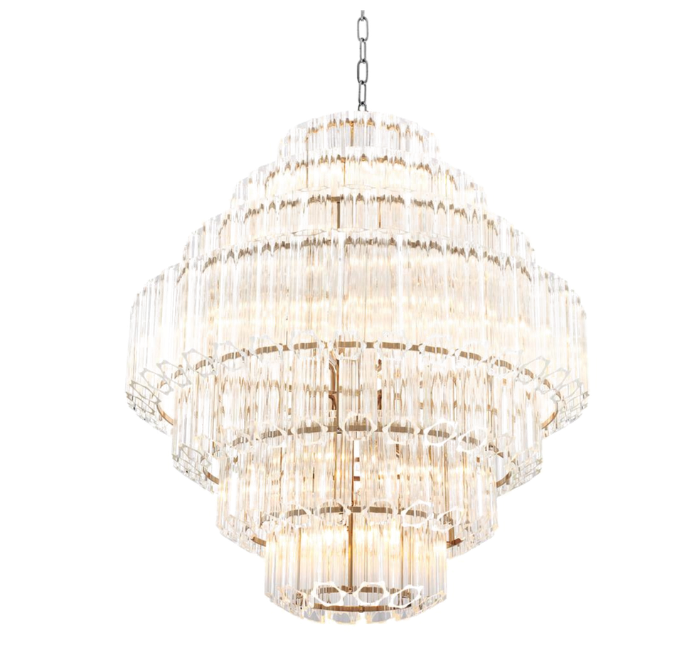 Chandelier Download Png Image (black, beige)