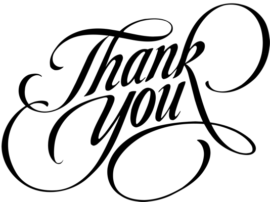 Thank You Image Png Image (black)