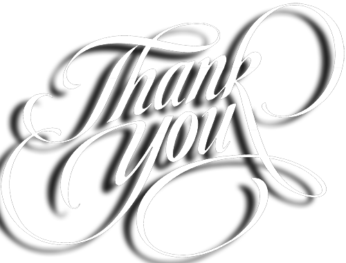 Thank You Image Png Pic (black, gray, white)