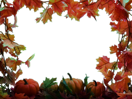 Thanksgiving Frame Png Photo (black)