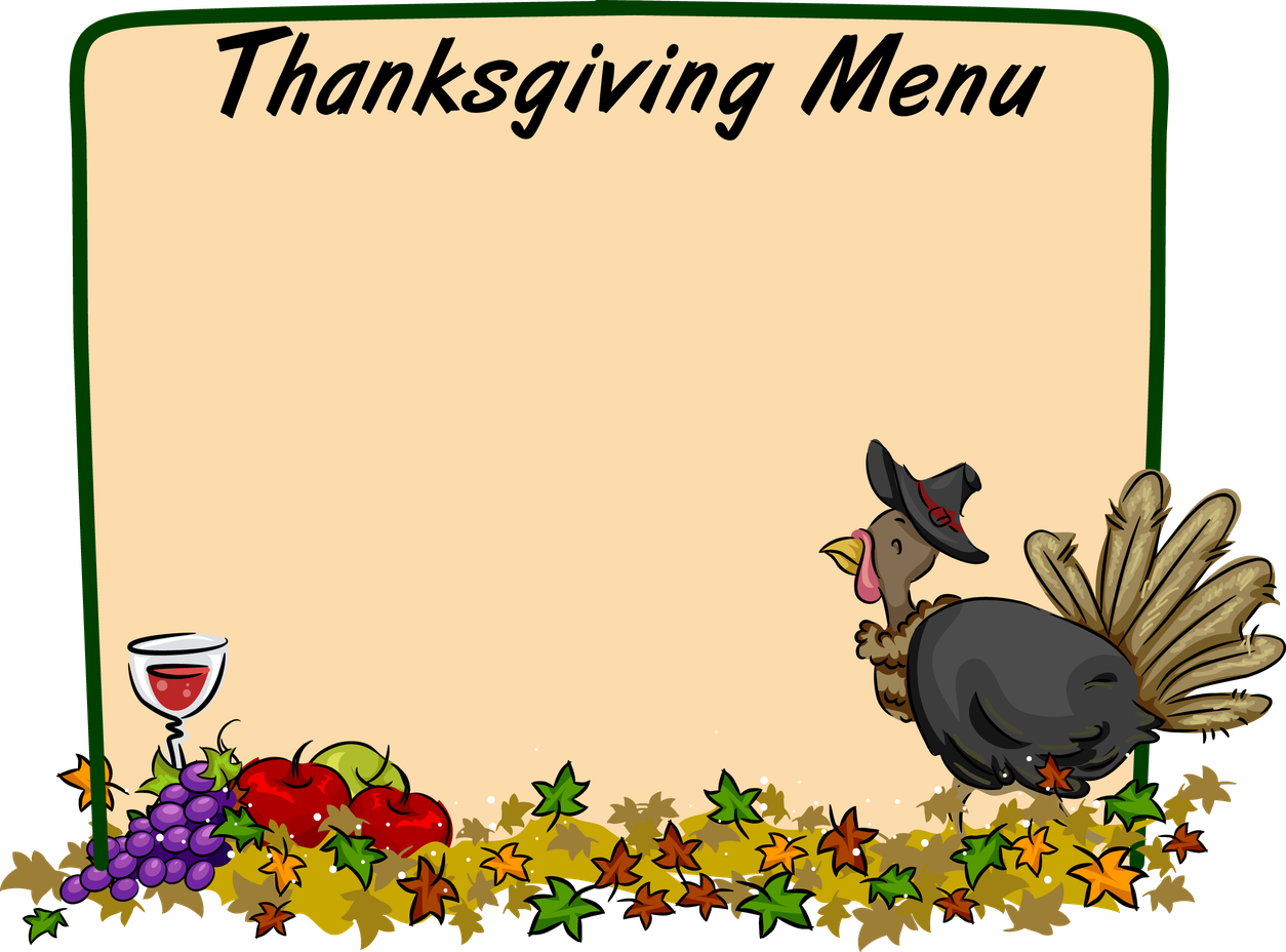 Thanksgiving Frame Png (black, gray, pink)