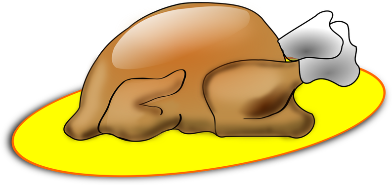 Thanksgiving Turkey Meat Png Hd Isolated (yellow, black, white, salmon, chocolate)