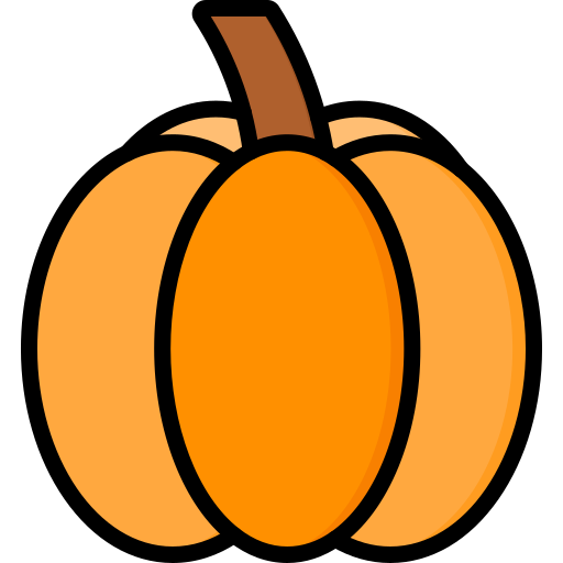 Thanksgiving Thanksgivingmix Pumpkin Fruit Icon Free Png Icon Download (orange, chocolate, black)