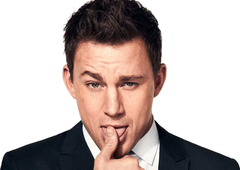 Channing Tatum No Background (black)