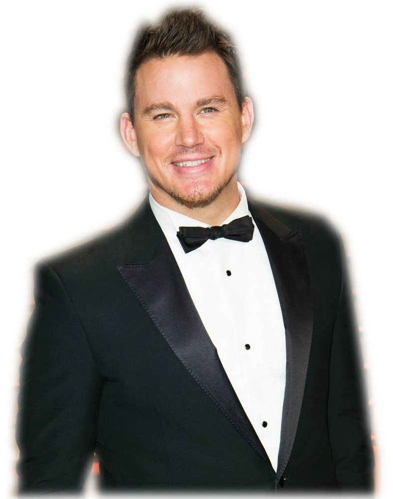 Channing Tatum Png Clipart (black, white)