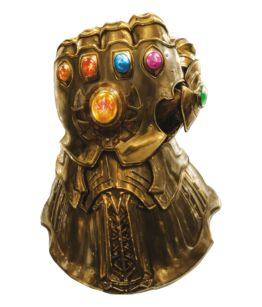 Thanos Hand Png Image File (black, maroon, white)