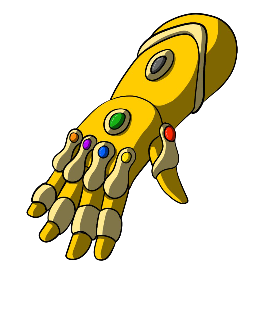 Thanos Hand (gold, olive, gray, white)