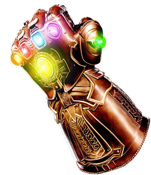 Thanos Infinity Stone Gauntlet Png Hd (maroon, black)