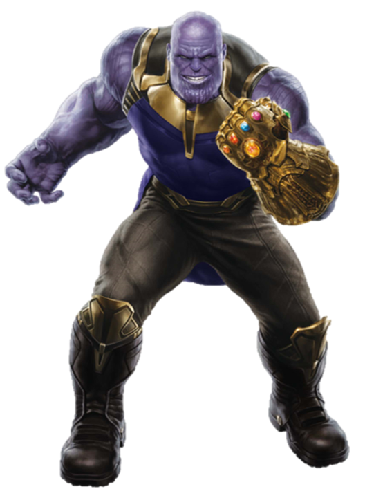 Thanos Png Pic (black)