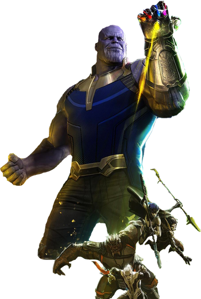 Thanos Png (black)