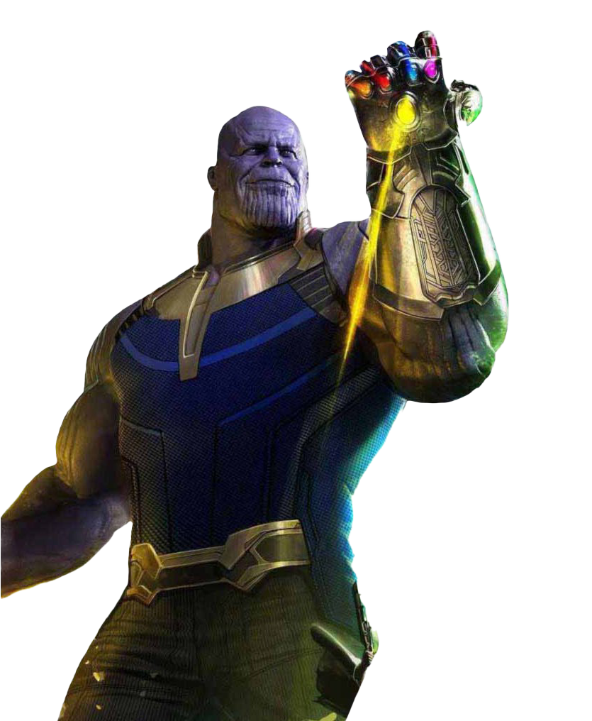 Thanos Transparent (black, white)