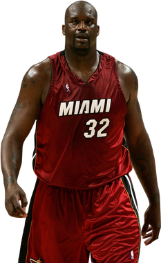 Shaquille Oneal Png Pic (black, maroon)