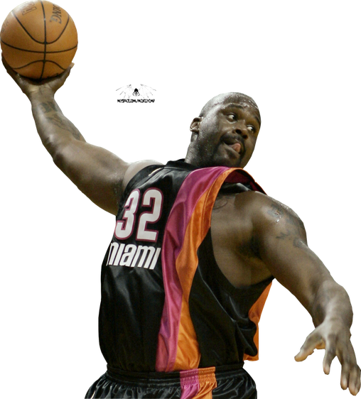 Shaquille Oneal Png (black)