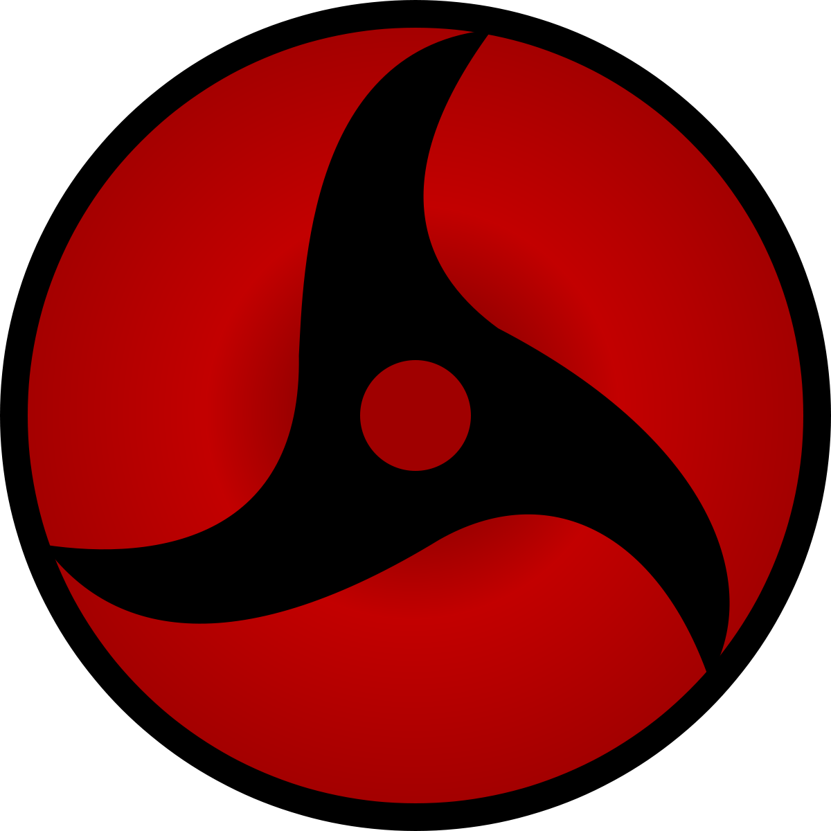 Sharingan Png File (black, maroon)