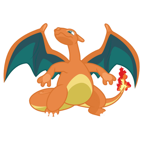 Charizard Png Photo (chocolate, salmon, teal, black, pink)