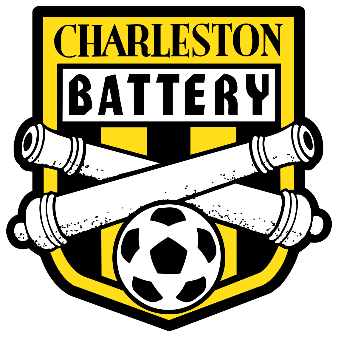 Charleston Battery Png (black, white, silver, gold)