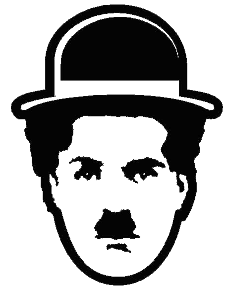 Charlie Chaplin Png Hd (white, gray, black)