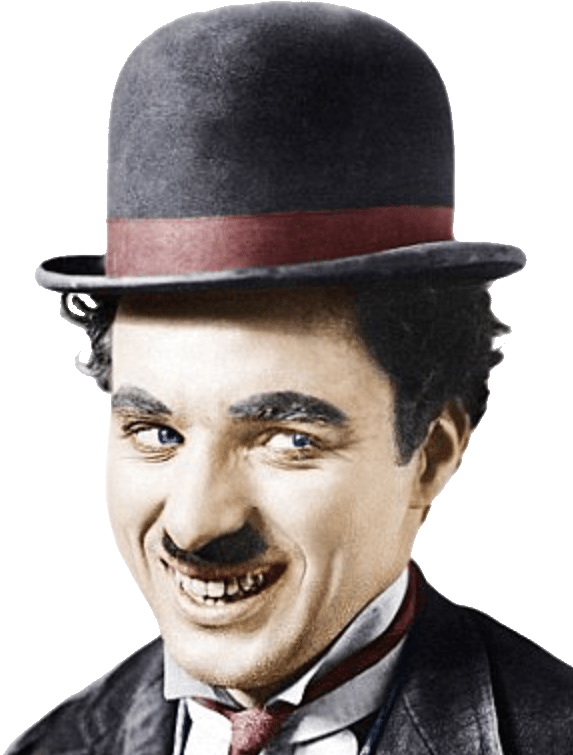 Charlie Chaplin Png Transparent Picture (white, black)