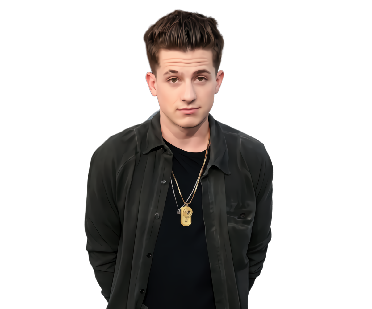 Charlie Puth Png High Quality Image (black)