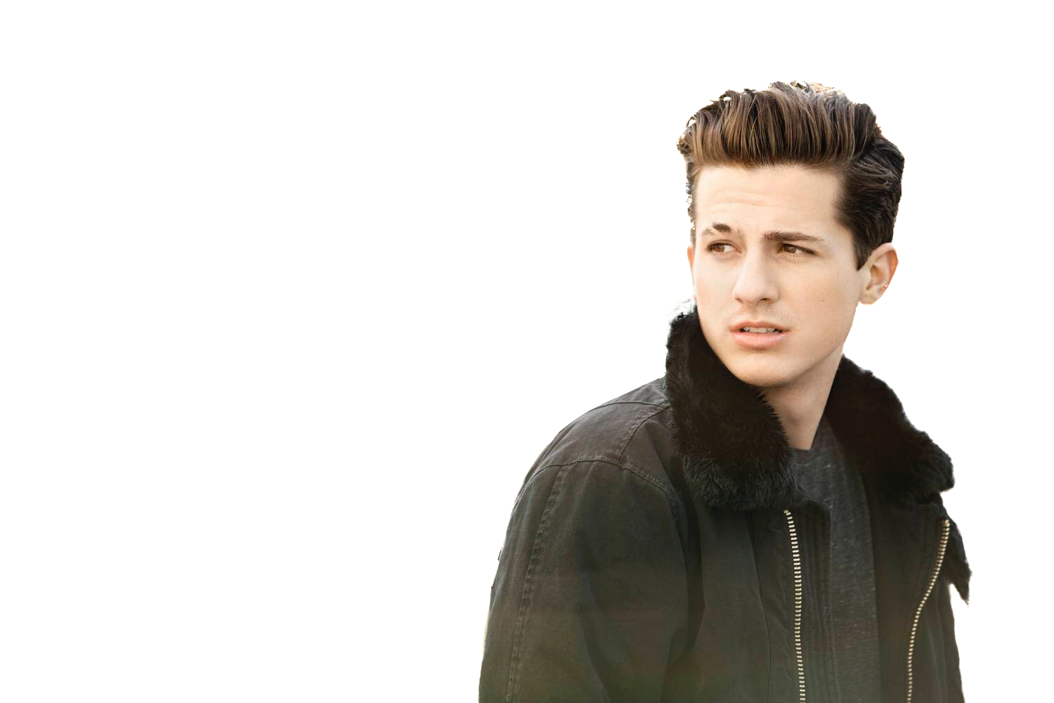 Charlie Puth Png Image File (black, maroon, gray)