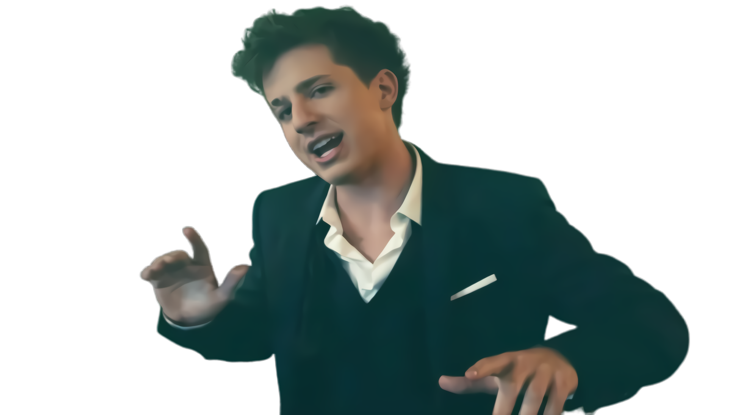 Charlie Puth Png Images (black)