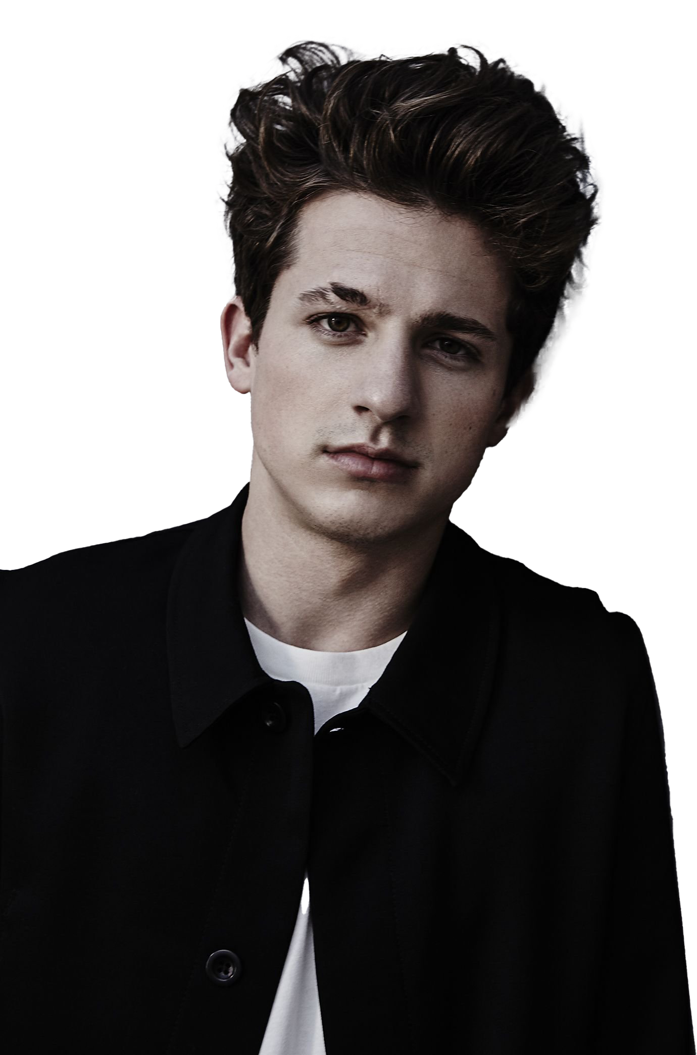 Charlie Puth Singer Png Hd Image (black, white)