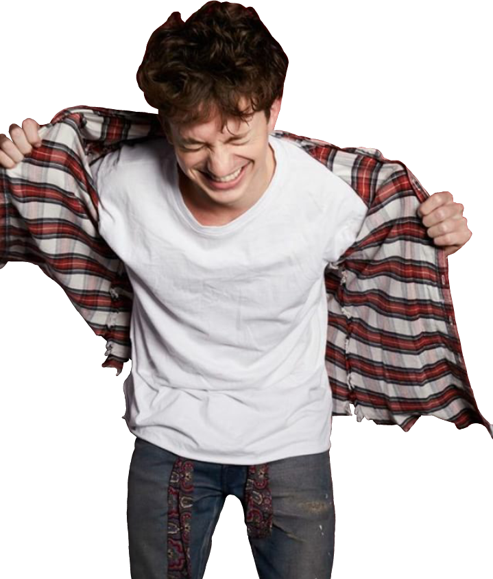 Charlie Puth Singer Png Pic (black, lavender, silver)