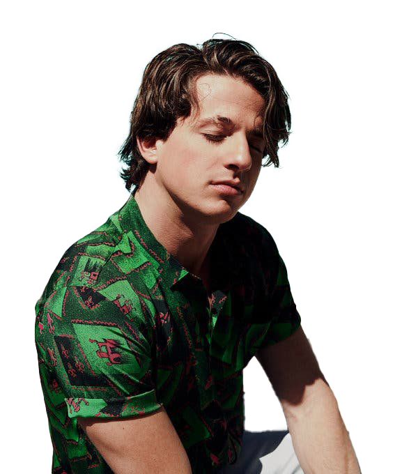 Charlie Puth Singer Transparent (black, white)