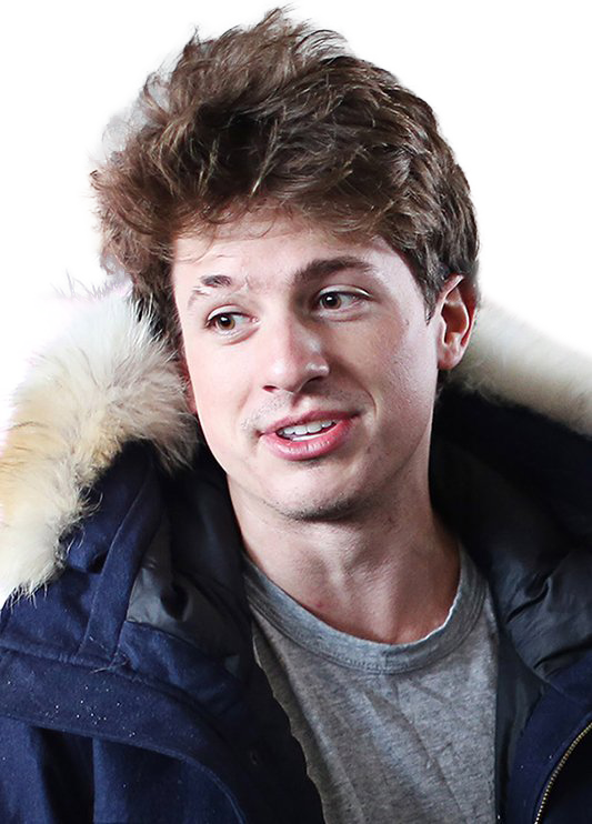 Charlie Puth Transparent (black, white)