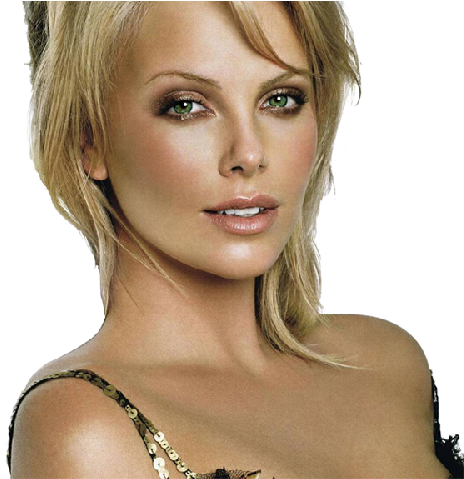 Charlize Theron Png Image File (black, gray)