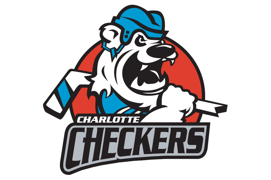 Charlotte Checkers Png File (chocolate, teal, white, black, gray)