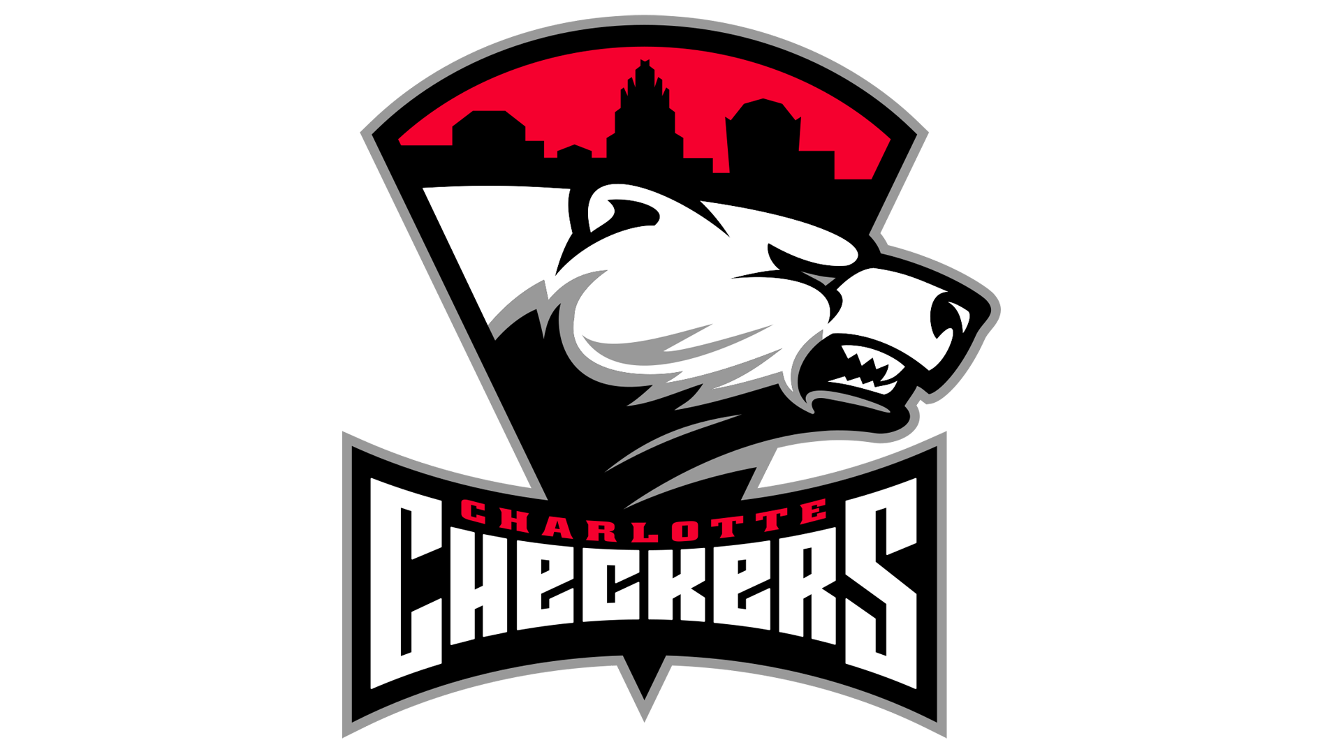 Charlotte Checkers Png Image (white, gray, black, silver)