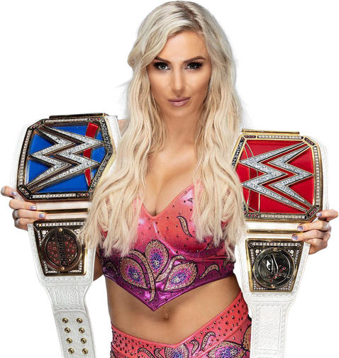 Charlotte Flair Png Cutout (white, black, lavender, silver, beige)