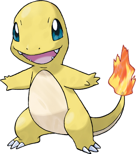 Charmander Png Photo (black, pink, salmon)