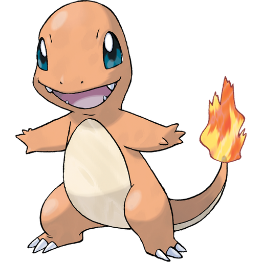 Charmander Png Photos (black, salmon)