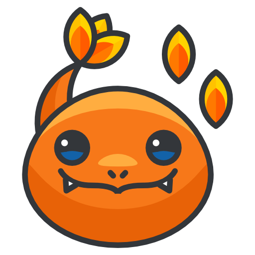 Charmander Icon Free Png Icon Download (orange, chocolate, black, indigo)